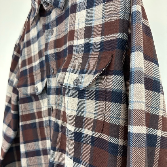 Pendleton Virgin Wool Plaid Button Front Shirt! Size Medium! Excellent Condition - Picture 7 of 8